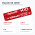 Акумулятор Vapcell K10 14500 1000mAh 8A Flat Top