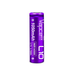 Акумулятор Vapcell L10 14500 1050mAh 3A Li-ion Button Top — для сумісних ліхтарів, без захисту