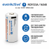 Акумулятор everActive RCR123A / 16340 3V 700mAh з Micro USB Акумулятор everActive RCR123A / 16340 3V 700mAh з Micro USB