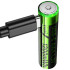 Акумулятори Hoco JA4 AAA 1.5V 1200mWh Li-ion з USB-C, 2 шт Акумулятори Hoco JA4 AAA 1.5V 1200mWh Li-ion з USB-C, 2 шт