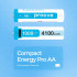 Акумулятори Proove Compact Energy Pro AA 1.5V 4100mWh USB-C, 2 шт Акумулятори Proove Compact Energy Pro AA 1.5V 4100mWh USB-C, 2 шт