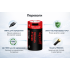 Акумулятор Vapcell P1609B 16340 RCR123A 3.6V 950mAh Li-ion USB-C