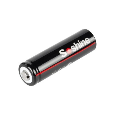 Аккумулятор Soshine Li-ion 14500 3.7V 800mAh (14×52мм) с платой защиты – надёжный перезаряжаемый элемент питания для фонарей, лазерных указок и электронных устройств