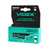 Акумулятор VIDEX Li-ion 18650 3.7V 2800mAh (18×70мм) із захистом – потужний перезаряджуваний елемент живлення для ліхтарів, інструментів та електронних пристроїв