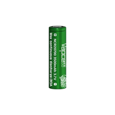 Акумулятор Vapcell 20700 3.7V 3500mAh 30A Li-ion NCR20700, розмір 20×70 мм, 1 шт Акумулятор Vapcell 20700 3.7V 3500mAh 30A Li-ion NCR20700, розмір 20×70 мм, 1 шт