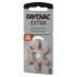 Батарейки Rayovac Extra ZA312 / PR41 1.45V Zinc Air, 6 шт (7.8×3.45 мм) - для слухових апаратів