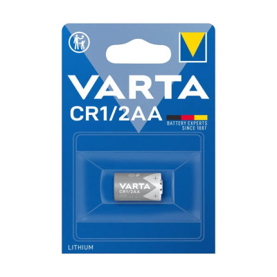 Батарейка VARTA CR1/2AA Lithium 3V 950mAh D14.5×H25 мм (1 шт) – літієва батарея для промислової техніки, датчиків, сигналізацій