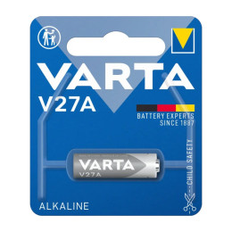 Батарейка LR27A Varta Professional Electronics Alkaline 12V 21mAh D8×28мм, 1шт – для брелоків і сигналізацій