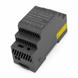 Блок живлення AVT DR-30-12 на DIN-рейку 12V 2.5A 30W IP20 — для LED-підсвітки, автоматики та щитів Блок живлення AVT DR-30-12 на DIN-рейку 12V 2.5A 30W IP20 — для LED-підсвітки, автоматики та щитів