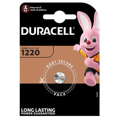 Батарейка Duracell CR1220 3V литиевая таблетка DL1220 – долговечная батарейка для часов и электроники