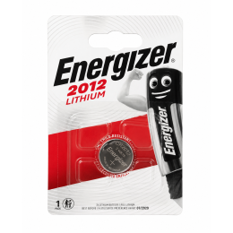 Батарейка Energizer CR2012 3V Lithium 55mAh, 1 шт (20×1.2 мм) - літієва дискова батарейка для ваг, брелоків і електроніки Батарейка Energizer CR2012 3V Lithium 55mAh, 1 шт (20×1.2 мм) - літієва дискова батарейка для ваг, брелоків і електроніки