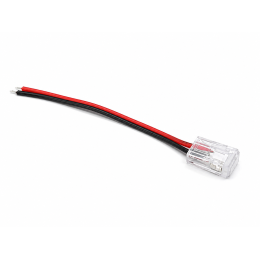 Конектор для COB LED стрічки 8 мм провід-стрічка з проводом 15 см 12-24V SC-32-SW-8-2, 2 контакти, без пайки