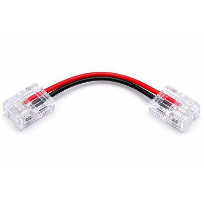 Конектор для COB LED стрічки 8 мм з проводом 8 см SC-33-SWS-8-2
