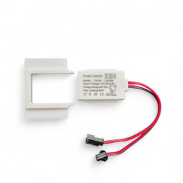 Сенсорний вимикач BIOM LB-06 для LED-дзеркала, MW датчик руху, DC 12–24V, 65W, IP44