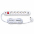 Мережевий фільтр QM-55 5 м, 5 розеток, 2 USB-A, 16А