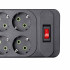 Мережевий фільтр Yiwu HP-5-15 на 6 розеток із USB Мережевий фільтр Yiwu HP-5-15 на 6 розеток із USB