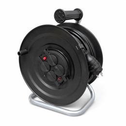 Подовжувач на котушці Svitloprostir K2530 30 м, 4 розетки, ПВС 3×2.5 мм², 16А 3.5 кВт, IP44 Подовжувач на котушці Svitloprostir K2530 30 м, 4 розетки, ПВС 3×2.5 мм², 16А 3.5 кВт, IP44