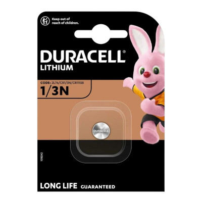Батарейка CR1/3N Lithium 3V Duracell (2L76, CR11108) – литиевый элемент питания для фототехники, медицинских приборов и электроники