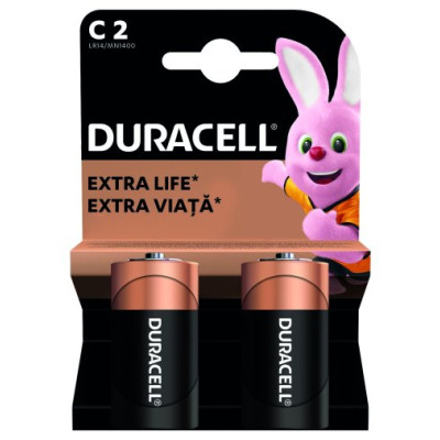 Батарейки Duracell Extra Life C / LR14 1.5V, 2 шт Батарейки Duracell Extra Life C / LR14 1.5V, 2 шт