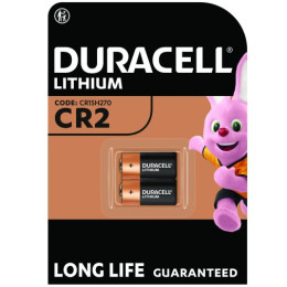 Батарейки Duracell Lithium CR2 / DLCR2 3V 800mAh, 2 шт