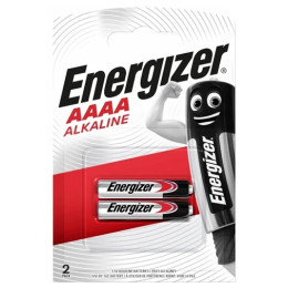 Батарейки Energizer AAAA / E96 / LR61 1.5V Alkaline 625mAh, 2 шт (8.3×42.5 мм) - для стилусів і приладів