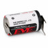 Літієва батарейка EVE ER14250/PFR 1/2AA 3.6V 1200mAh, 1 шт - 3 контакти для плати