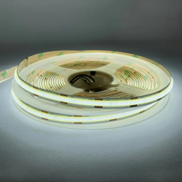 Світлодіодна COB-стрічка OEM ST-12-8-COB-320-CW 12V 10W/м 320 LED/м 6000–6500K IP33, 5 м
