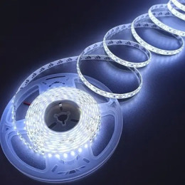 Світлодіодна стрічка OEM ST-12-2835-120-CW-65 SMD2835 12V 9W/м 120 LED/м 6000–6500K IP65, 5 м