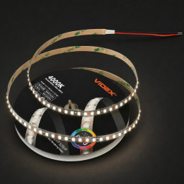 Світлодіодна стрічка VIDEX 12V 12W/м 144 LED/м 4000K Ra98 IP20, 8 мм, 5 м (VL-LST28144-12124-B5)