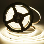 Світлодіодна стрічка BIOM COB 24V 12.5W/м 480 LED/м 4000–4500K 8мм IP33 10м BPS-G4-24-8-COB-480-NW – COB LED стрічка нейтральне біле світло для підсвітки