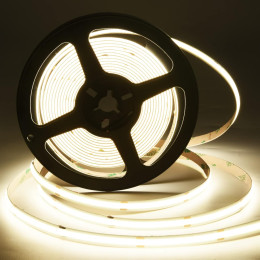 Світлодіодна стрічка BIOM COB 24V 12.5W/м 480 LED/м 4000–4500K 8мм IP33 10м BPS-G4-24-8-COB-480-NW – COB LED стрічка нейтральне біле світло для підсвітки Світлодіодна стрічка BIOM COB 24V 12.5W/м 480 LED/м 4000–4500K 8мм IP33 10м BPS-G4-24-8-COB-480-NW – COB LED стрічка нейтральне біле світло для підсвітки