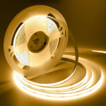 Світлодіодна стрічка BIOM COB 24V 12.5W/м 480 LED/м 3000K 8мм IP33 10м BPS-G4-24-8-COB-480-WW – COB LED стрічка тепла біла для підсвітки та декору