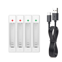 Зарядний пристрій Soshine C4-1.5V Chocolate4 для Li-ion AA/AAA 1.5V, 4 слоти, micro-USB/USB-C Зарядний пристрій Soshine C4-1.5V Chocolate4 для Li-ion AA/AAA 1.5V, 4 слоти, micro-USB/USB-C