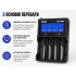 Зарядний пристрій XTAR VC4SL QC3.0 для Li-ion та Ni-MH акумуляторів, 4 слоти, LCD дисплей, струм до 3A, USB-C Зарядний пристрій XTAR VC4SL QC3.0 для Li-ion та Ni-MH акумуляторів, 4 слоти, LCD дисплей, струм до 3A, USB-C