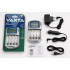 Зарядний пристрій VARTA LCD Charger для акумуляторів AA/AAA Ni-MH, 4 слоти, LCD дисплей, USB та 12V автоадаптер Зарядний пристрій VARTA LCD Charger для акумуляторів AA/AAA Ni-MH, 4 слоти, LCD дисплей, USB та 12V автоадаптер