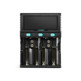 Зарядний пристрій VIDEX VCH-UT600 для Li-ion, LiFePO4, Ni-MH/Ni-Cd і 9V, LCD, тестування, 4+2 канали Зарядний пристрій VIDEX VCH-UT600 для Li-ion, LiFePO4, Ni-MH/Ni-Cd і 9V, LCD, тестування, 4+2 канали