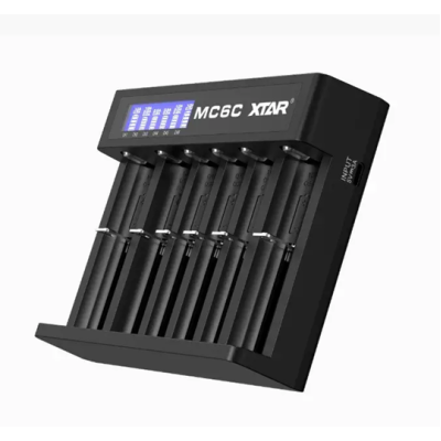 Зарядное устройство XTAR MC6C на 6 слотов для Li-ion и Ni-MH Зарядное устройство XTAR MC6C на 6 слотов для Li-ion и Ni-MH