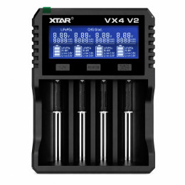 Зарядний пристрій XTAR VX4 V2 Visible Mixer для Li-ion, LiFePO4, Ni-MH та Li-ion 1.5V акумуляторів, 4 слоти, LCD дисплей, USB-C PD/QC3.0 Зарядний пристрій XTAR VX4 V2 Visible Mixer для Li-ion, LiFePO4, Ni-MH та Li-ion 1.5V акумуляторів, 4 слоти, LCD дисплей, USB-C PD/QC3.0