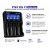 Зарядное устройство XTAR VX4 V2 Visible Mixer для Li-ion, LiFePO4, Ni-MH и Li-ion 1.5V аккумуляторов, 4 слота, LCD дисплей, USB-C PD/QC3.0