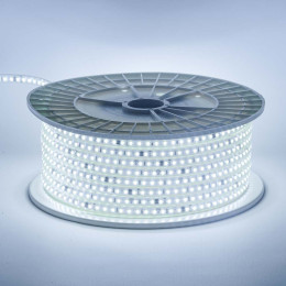 Светодиодная лента LED 220V IP65 9Вт/м 11×5.5мм 7000K – холодный белый свет, 120 LED/м, AVT 1 метр