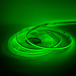 Светодиодная лента зеленая MTK electro COB 12V 9W/м 320 LED/м IP20 8мм, 5 м — сплошная подсветка