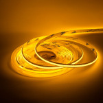 Светодиодная лента желтая MTK electro COB 12V 9W/м 320 LED/м IP20 8мм, 5 м