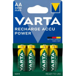 Акумулятори VARTA AA Ni-MH 1.2V 2600mAh – набір 4 шт у блістері для побутових пристроїв