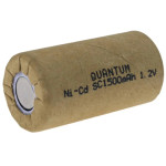 Акумулятор Ni-Cd SC 1.2V 1500mAh Quantum Ø22×42.5мм – технічний Sub-C елемент для електроінструментів
