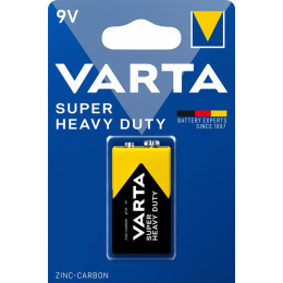 Батарейка VARTA Superlife 6LR61 (Крона) 9V/6F22 – солевой элемент питания для пультов, игрушек и часов