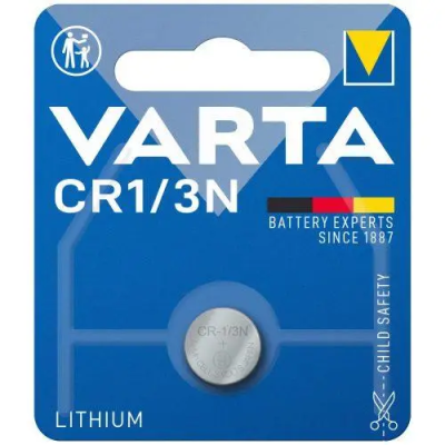 Літієва батарейка VARTA CR1/3N 3V 170mAh (11.6×10.8 мм) Lithium Cell – дисковий елемент живлення для коліматорів, фотоапаратів і медичних пристроїв Літієва батарейка VARTA CR1/3N 3V 170mAh (11.6×10.8 мм) Lithium Cell – дисковий елемент живлення для коліматорів, фотоапаратів і медичних пристроїв