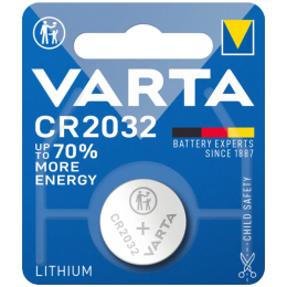 Литиевая батарейка VARTA CR2032 3V 230mAh (20×3.2 мм) Lithium Cell – дисковый элемент питания для часов, пультов и электроники Литиевая батарейка VARTA CR2032 3V 230mAh (20×3.2 мм) Lithium Cell – дисковый элемент питания для часов, пультов и электроники