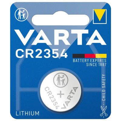 Літієва батарейка VARTA CR2354 3V 560mAh (23×5.4 мм) Lithium Cell – дисковий елемент живлення для електроніки