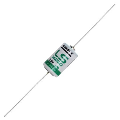 Літієва батарейка SAFT LS14250CNA 3.6V 1200mAh 1/2AA з аксіальними виводами Li-SoCl₂ – елемент живлення для лічильників і телеметрії