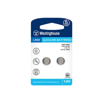 Батарейка G6 / LR921 / 371 / GP71A 1.5V D9.5×H2.1 мм (2 шт) – щелочная Westinghouse